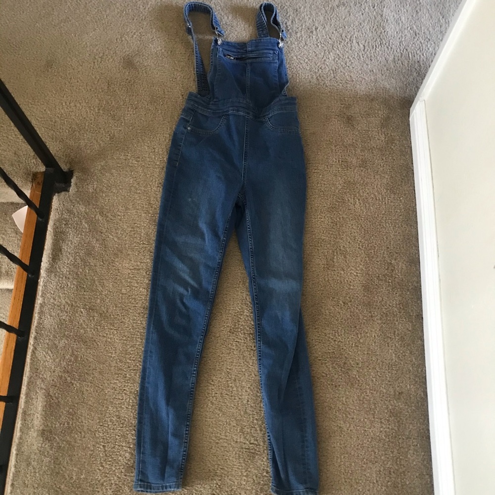 cute blue jean overalls